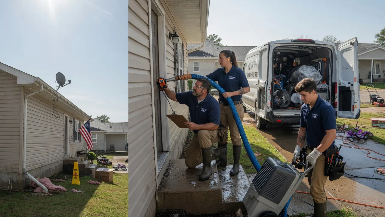Ceiling Water Damage Restoration in Lucan, MN near me